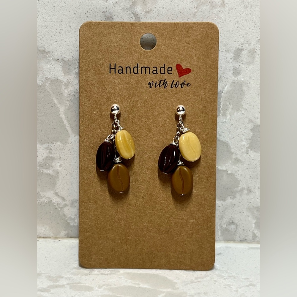 Brand New Coffee Beans Earrings - Bunch O’ Beans